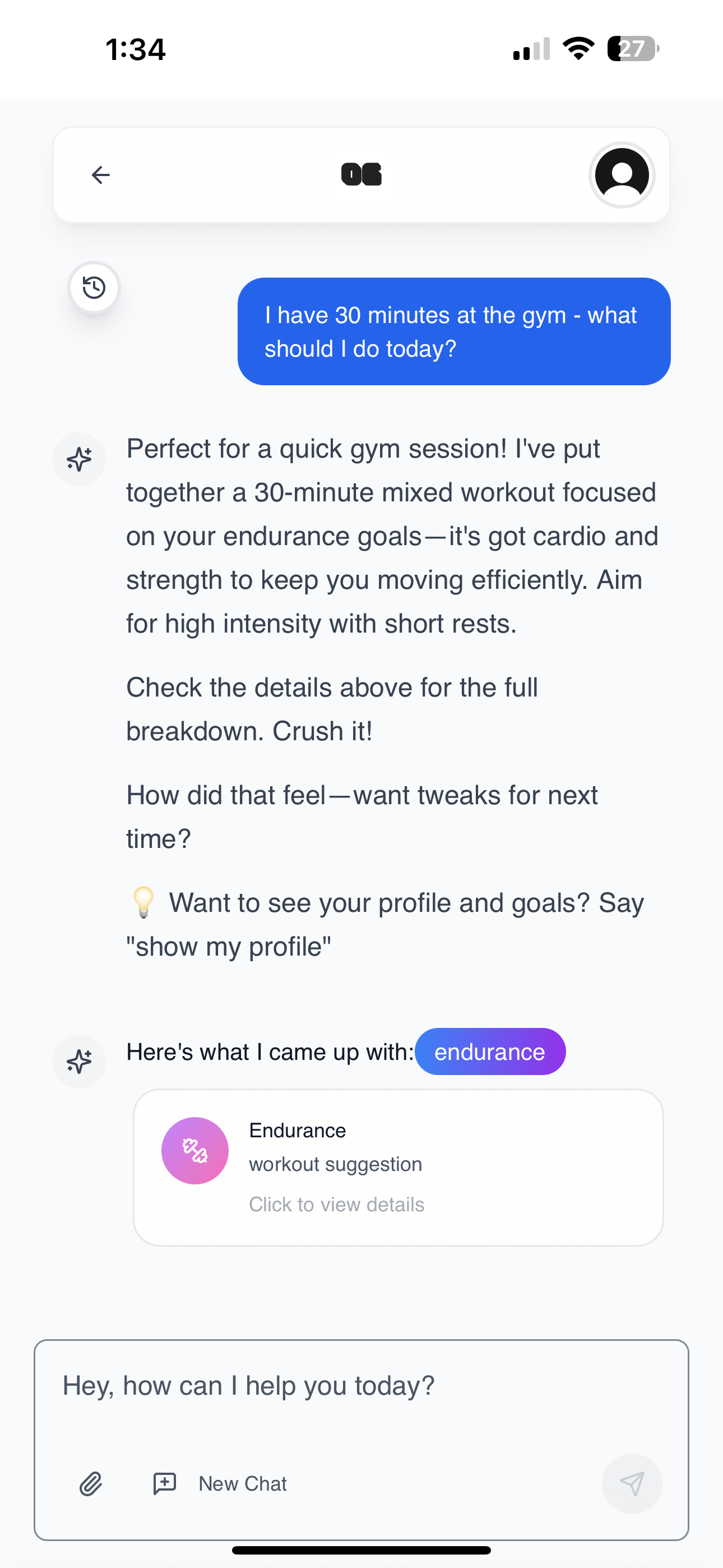 Dashboard Home - Nutrition tracking and daily calories